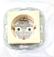 Schutzkontakt-Steckdose Cremeweiß 0236020200 Rev Ritter Schalterprogramm Quadro