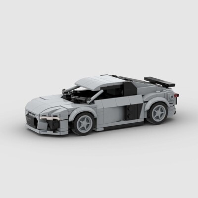 Audi R8 - Maßstab 1:24 Modell MOC Brick Lego Automodell *KOSTENLOSE LIEFERUNG*