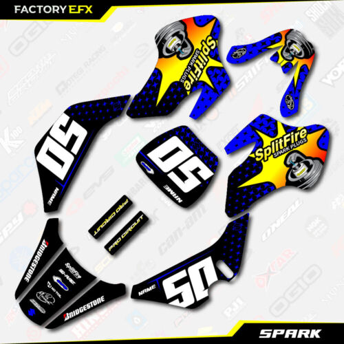 Blue Spark Racing Graphics Kit fits Suzuki JR50 00-06 Decal Sticker JR 50 - Picture 8 of 8