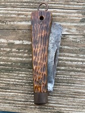 Vintage Miller Bros. Sailors rope knife jigged bone handles