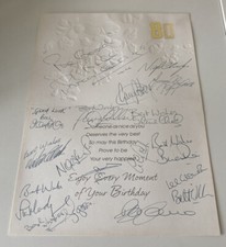 Nottingham Forest - 15 Signatures -89/90 Season -Clough, Chettle, Hodge etc(ES1)