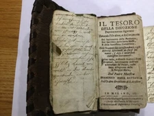 IL TESORO DELLA DIVOZIONE--The Treasure of Devotion--1731---ONE OF A KIND