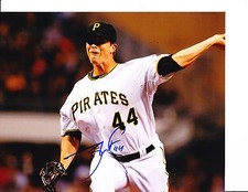 PITTSBURGH PIRATES TONY WATSON SIGNED WHITE JERSEY 8X10