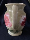 N&D Ceramic Light Green Pitcher Shades Of Reds Flowers And Green Leaves — photo 4