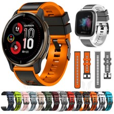 Silikon Sport Armband Für Garmin Forerunner 265 265S vivoactive 4 4S 3 Venu 2 2S