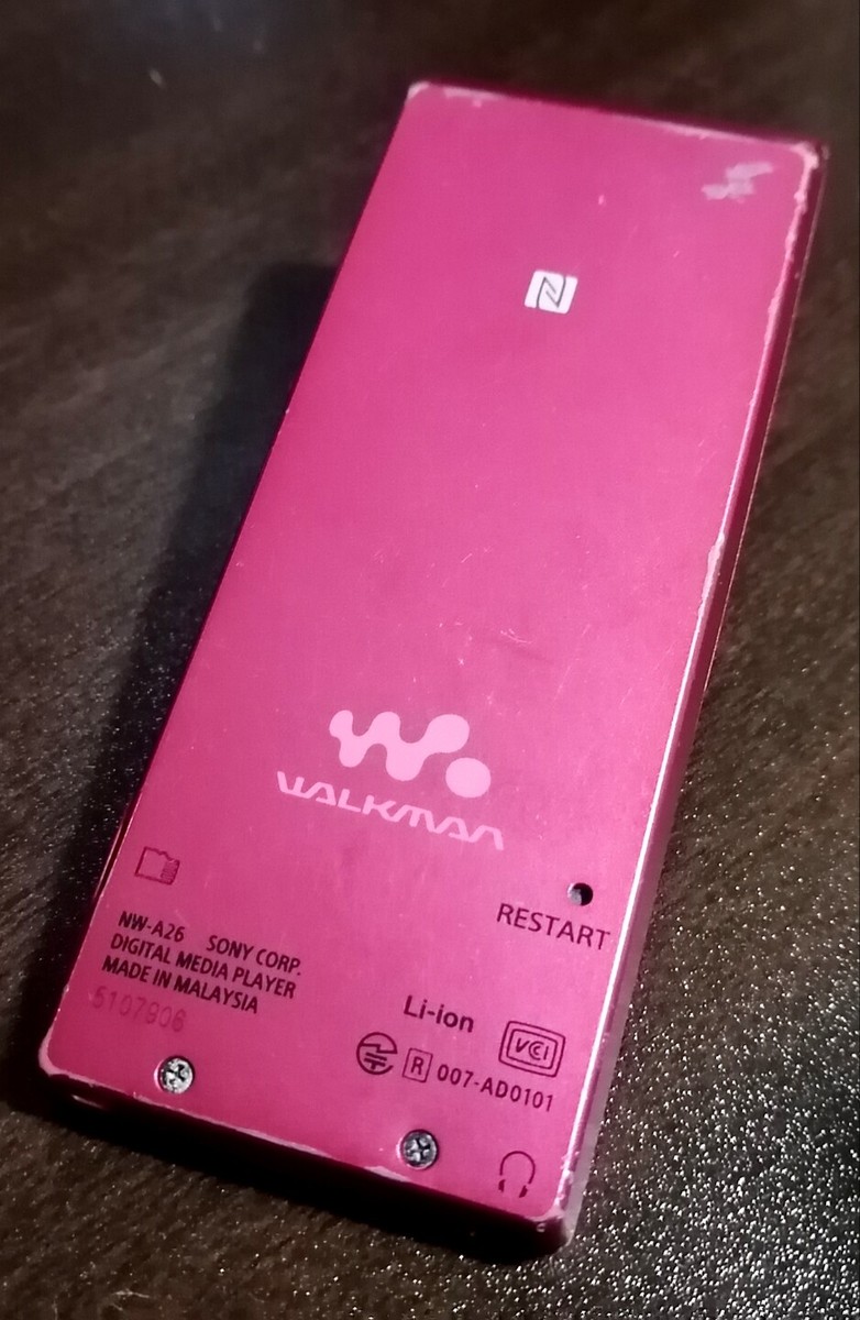 Sony Walkman with High-Resolution Audio NW-A26 Pink 32GB A Sony Walkman with High-Resolution Audio NW-A26 Pink 32GB A