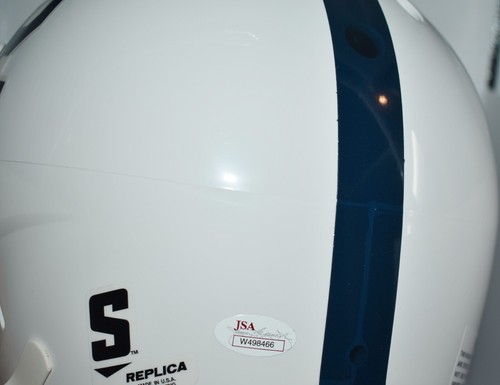 JOHN CAPPELLETTI AUTOGRAPHED FULL SIZE REPLICA HELMET PENN STATE 73 HEISMAN JSA - Picture 6 of 7