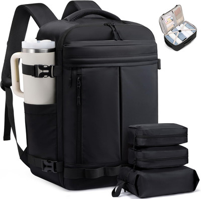 40L Travel Backpack for Women Men, Airline Approved Carry on Luggage with 3 Cube