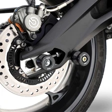 R&G Racing Black Cotton Reels Offset For 2006-2012 Triumph Daytona 675