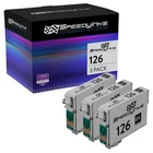 SI Replacement for Epson 126 Ink Cartridges High Capacity (Black, 3-Pack)