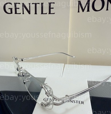 GentleMonster Sunglasses Bold Collection - Mosh 02 Silver Frame