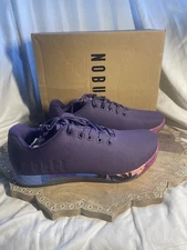 Nobull Superfabric Trainer Low Women’s Size 11.5 Mens Size 10 Purple Graphic