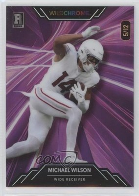 2023 Wildchrome Football Rookie Edition WildLight 5/12 Michael Wilson RC 10k8