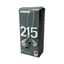 Shure SE215-CL Sound Isolating In-Ear Headphones Earphones OEM Earbuds Clear