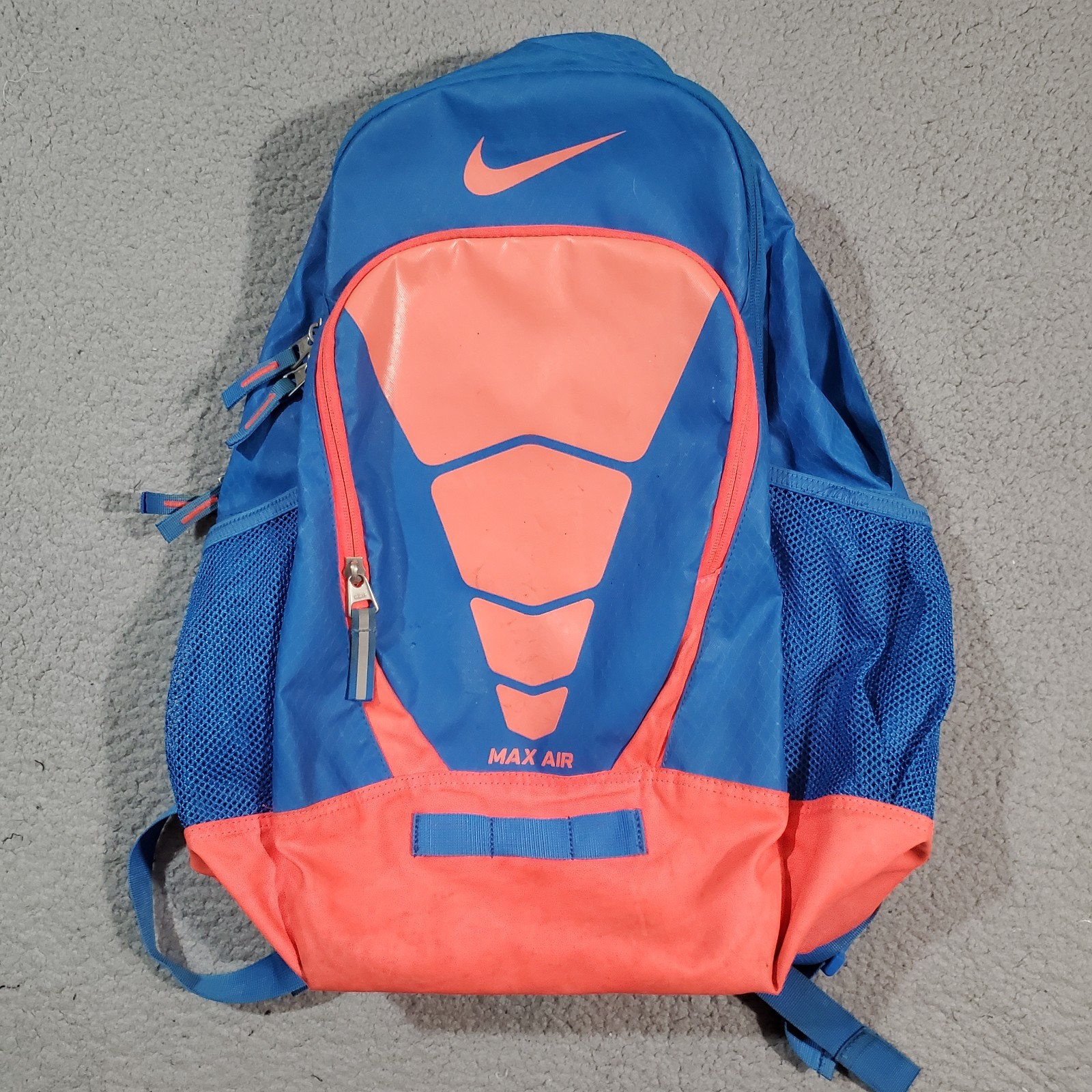 Nike Vapor Max Air Backpack Blue Pink Gym Travel School Campus Student Casual