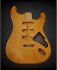 Natural Wood Satin Nitro Stratocaster Body - Alder SSS