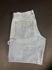 Vintage Rare 80- 90's Lee Dungarees Denim Short Size 36R Light Wash
