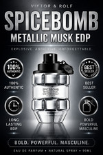 Spicebomb Metallic Musk 90ml EDP Men’s Perfume by Viktor & Rolf