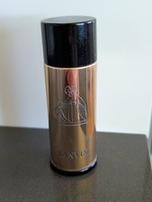 Vtg Eau de Lanvin ARPEGE EMPTY Perfume Bottle Gold Tone Metal 1-1/3oz Refillable