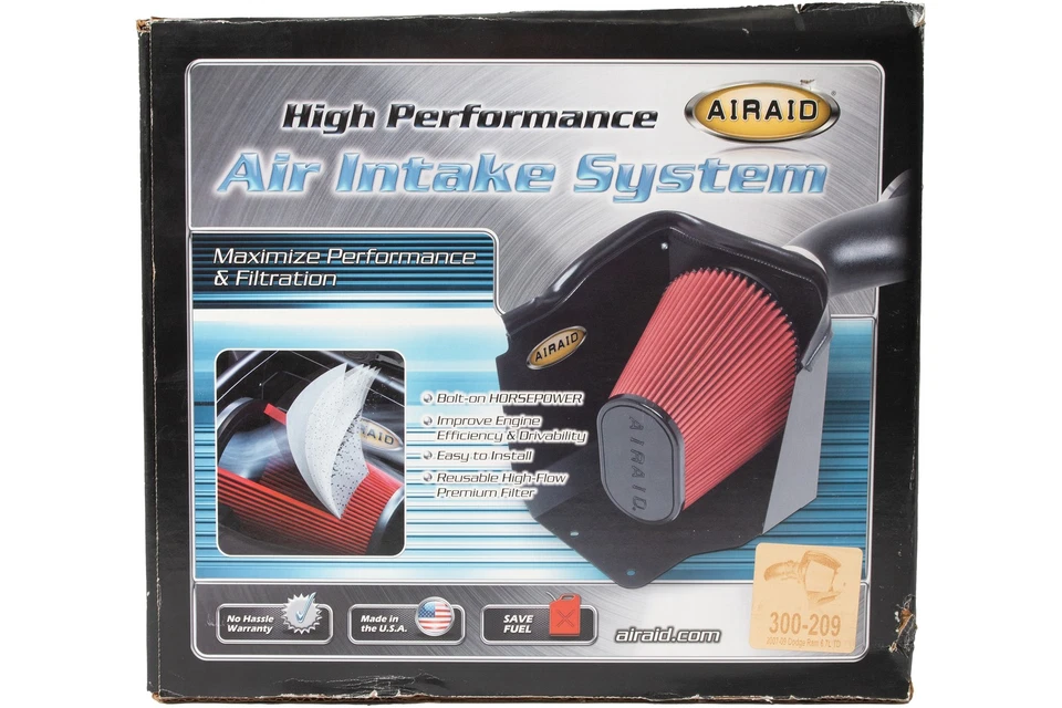 Airaid Air Intake System Fits 2007-2009 Dodge Ram Trucks L6 6.7L Part ID 300-209 - Image 4 of 4