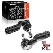 2 x Front Outer Tie Rod Ends, Compatible with Mazda 3 2004-2013, 3 Sport 2009