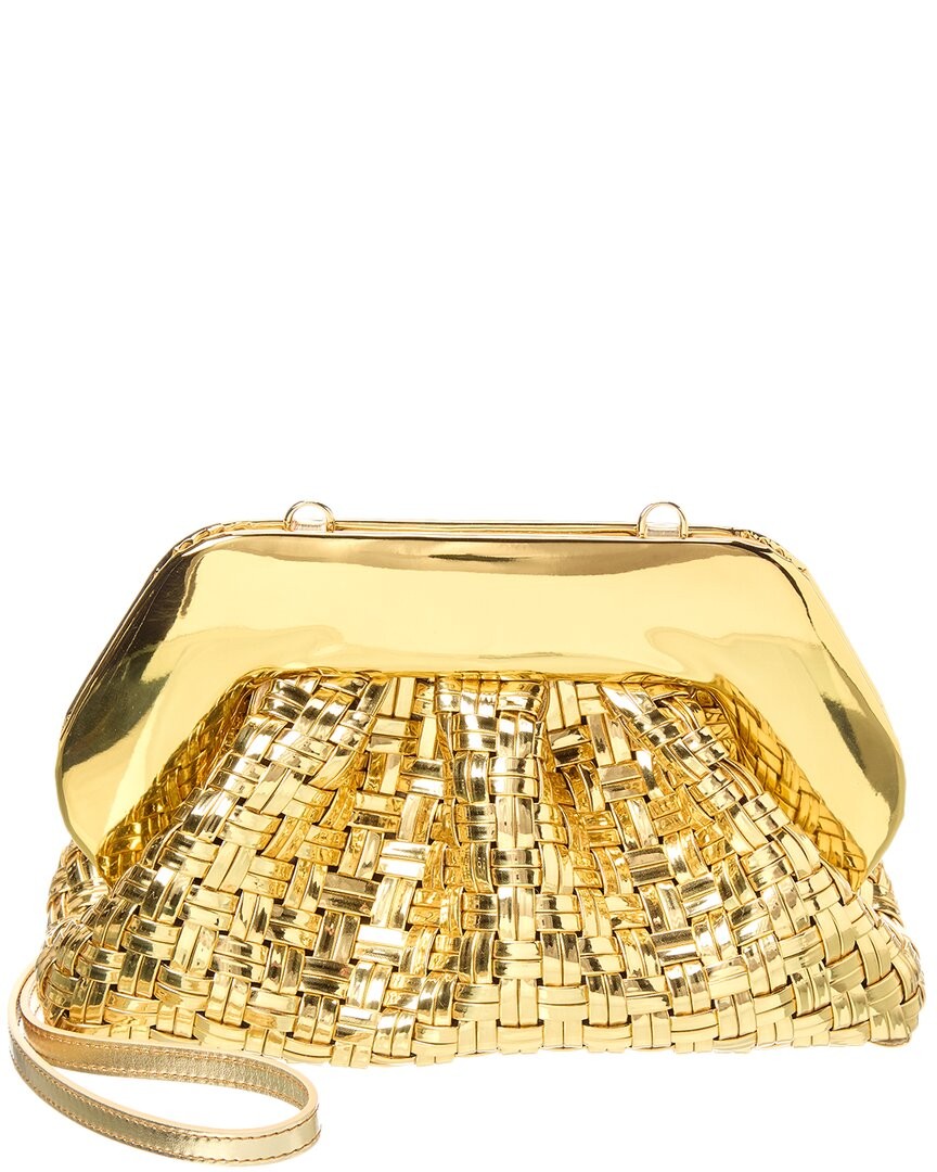Тема Плетеной сумки через плечо Женская золотая 63190₽