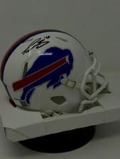 Terrel Bernard Buffalo Bills Speed Mini Football Helmet  Signed 2023