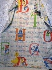 Vintage Sesame Street Twin Flat Sheet