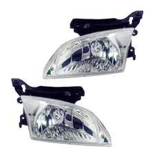 Headlights Front Lamps Pair Set For 00-02 Chevy Cavalier Left Right Headlights Front Lamps Pair Set For 00-02 Chevy Cavalier Left Right