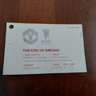 TICKET STUB/ NIKE GUEST- MANCHESTER UNITED V PORTSMOUTH- 2008-09