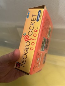 NeoGeo Pocket Color IPS-screen CIB Anthracite Tested w/ game