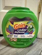 Gain Odor Defense Laundry Detergent Pods 76 Count Super Fresh Blast Scent