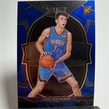 2022-23 Panini Select - Concourse Chet Holmgren #83 Blue (RC) Thunder