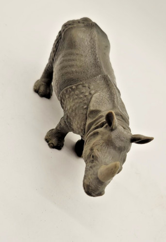 Schleich Retired 2001 African Rhino Black Rhinoceros Figure Vintage Collectible 