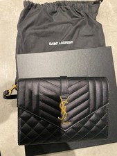 saint laurent bag pouch black with dustbag and box authentic