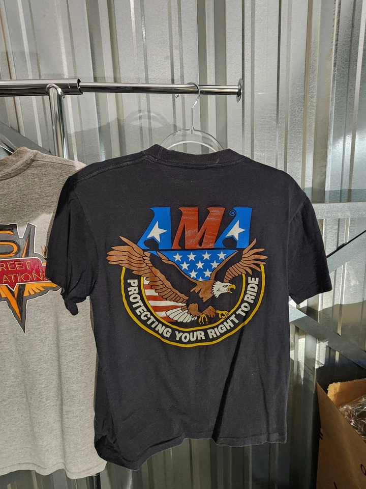 Винтажные байкерские рубашки M/L - Изображение 2 из 4