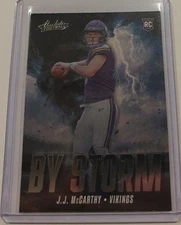 JJ MCCARTHY 2024 Panini Absolute RC By Storm #BS-JMY Minnesota Vikings