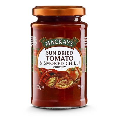 Mackays Sun Dried Tomato & Smoked Chilli Chutney Tomaten-Chilli-Chutney 225g