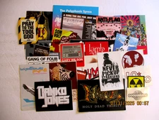LOT OF (29) PUNK ROCK BAND PROMO DECALS/STICKERS HEAVY METAL