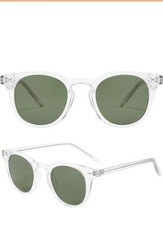 Women Styled UV Polarized Sunglasses Driving Outdoor Fishing Eyewear Clear Frame