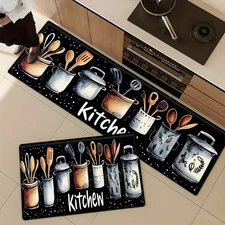 Kitchenware Star Mats, Flannel Cartoon Style