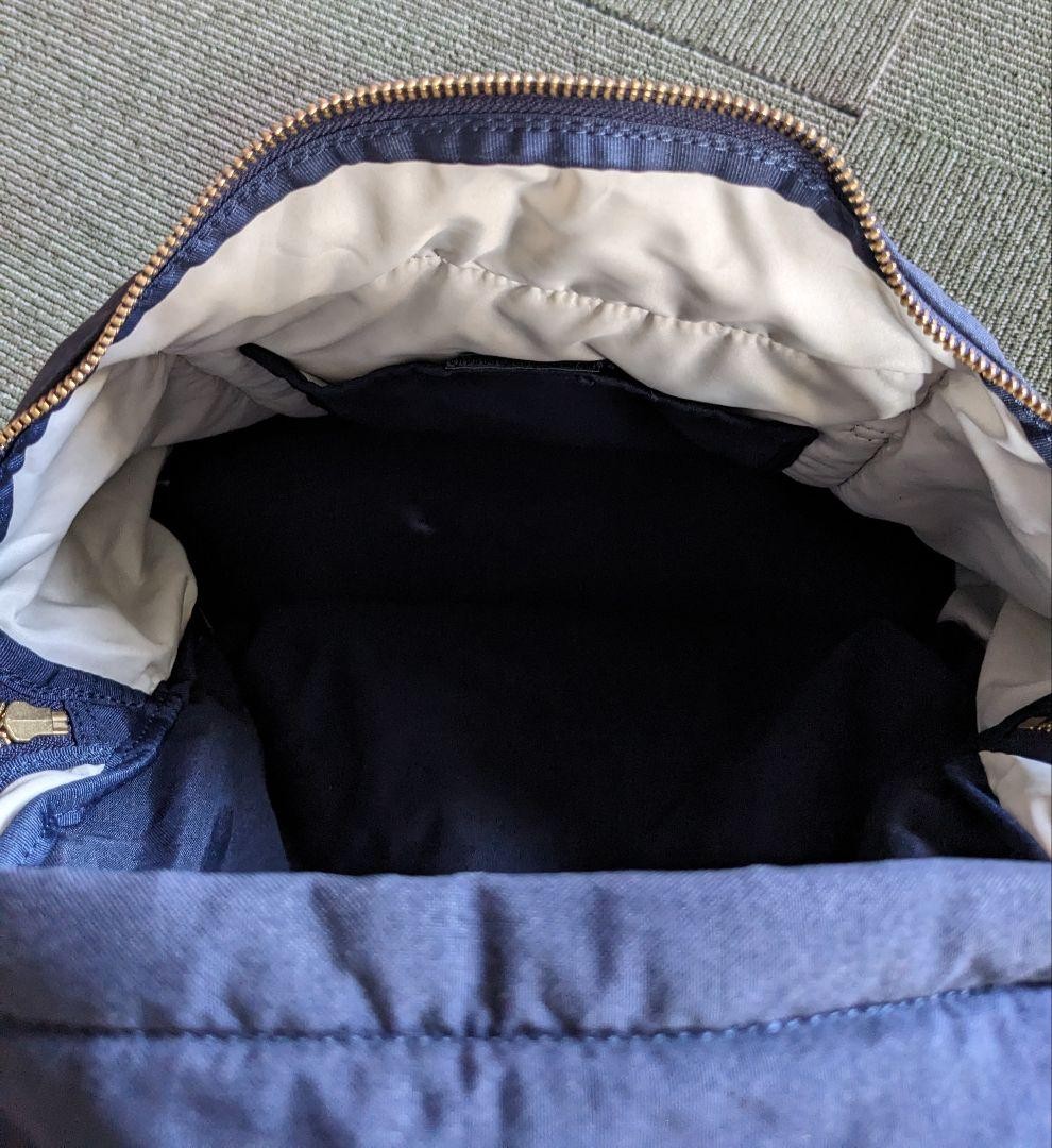 Porter Draft Daypack Navy Canvas Backpack with Fr… - image 5