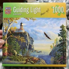 MASTER PIECES 1,000 Piece Jigsaw Puzzle Featuring Artwork Titled "Guiding Light"