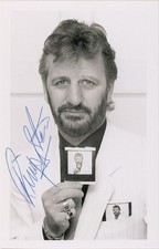 Ringo Starr 8x10 Photo Reprint Beatles Drummer Facsimile Autograph Wall Art