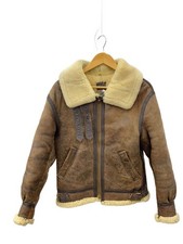 Giacca da volo AVIREX 34 pelle di pecora BRW tinta unita B-3 SOOVIL