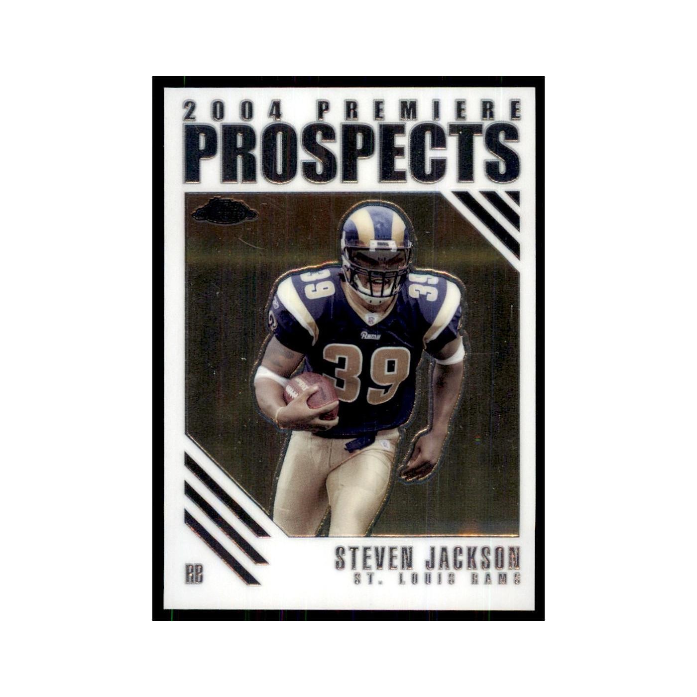 2004 Topps Chrome Steven Jackson Football Cards #PP19
