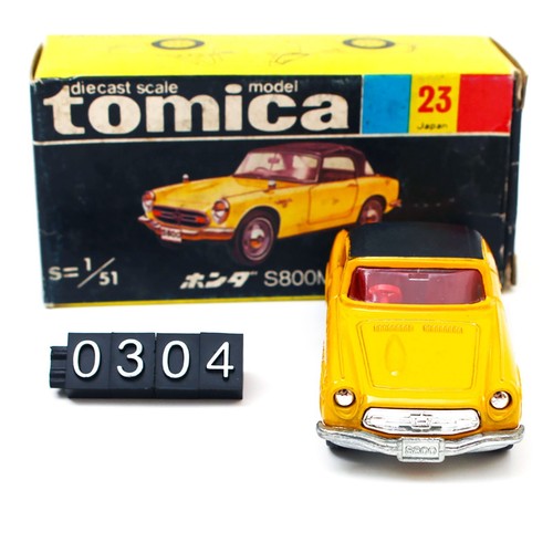 New Tomica 23 Honda S800 M Scale 1/51 Made in Japan Tomy Diecast Vintage - Picture 4 of 11