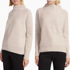 Vince 100 cashmere funnel neck sweater size XXL minimalist quiet luxury