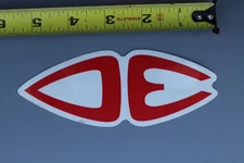 Ocean Earth Surfboards Gear Clear Red 3D Original V51A Vintage Surfing STICKER