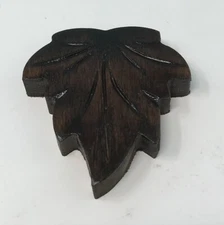 Cuckoo Clock 2"  Maple Leaf Pendulum hand carved (Leaf only)